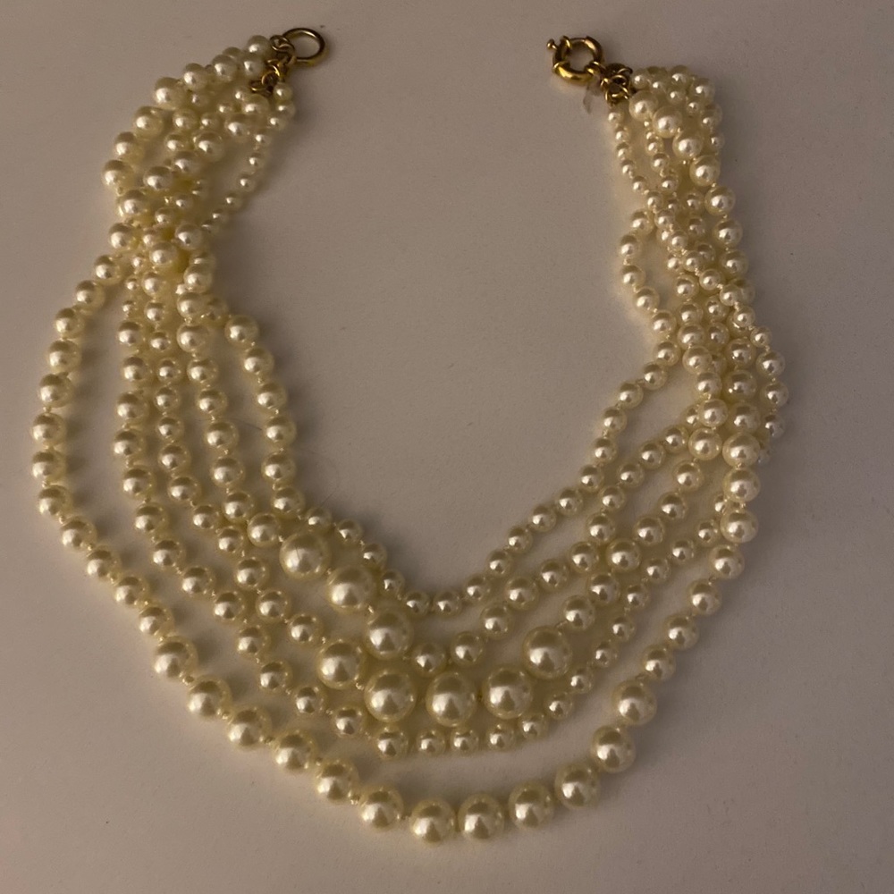 Oversize pearl necklace, jcrew